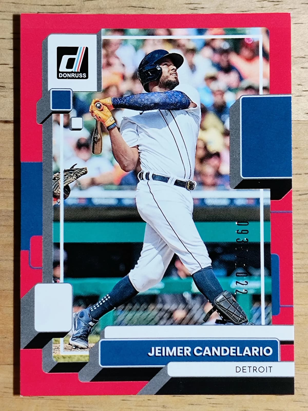 Red Jeimer Candelario 2022 Donruss