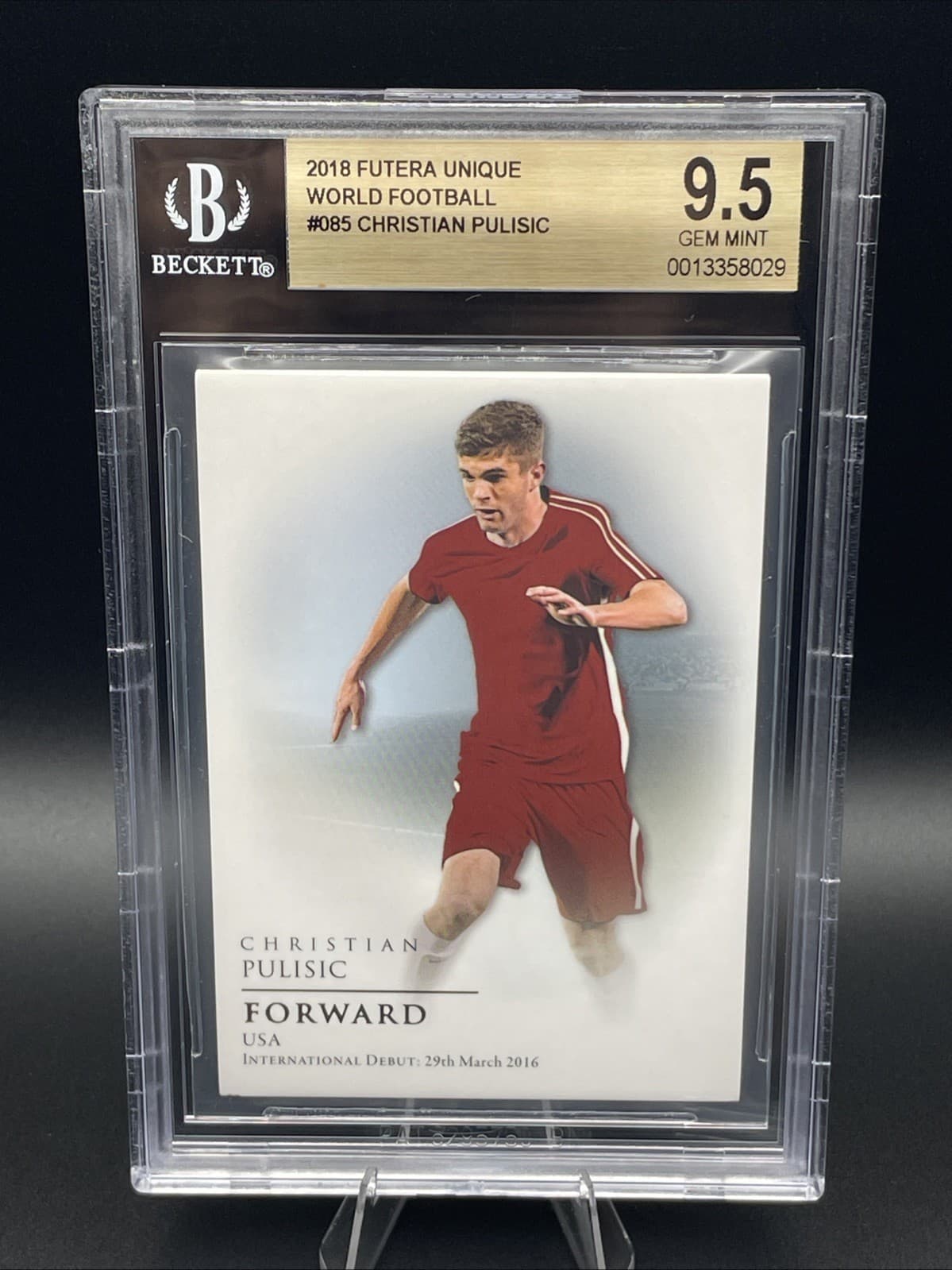 Futera Unique Pulisic 2018 Unknown 2018 Unknown