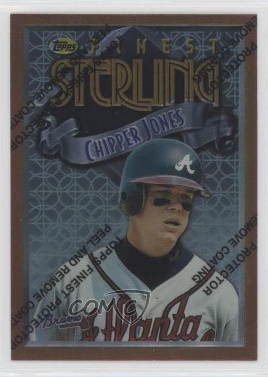 Chipper Jones 1996 Topps Finest 1996 Topps Finest