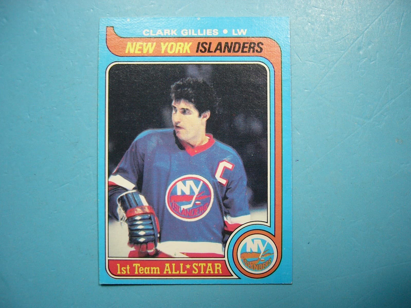 Clark Gillies trading card