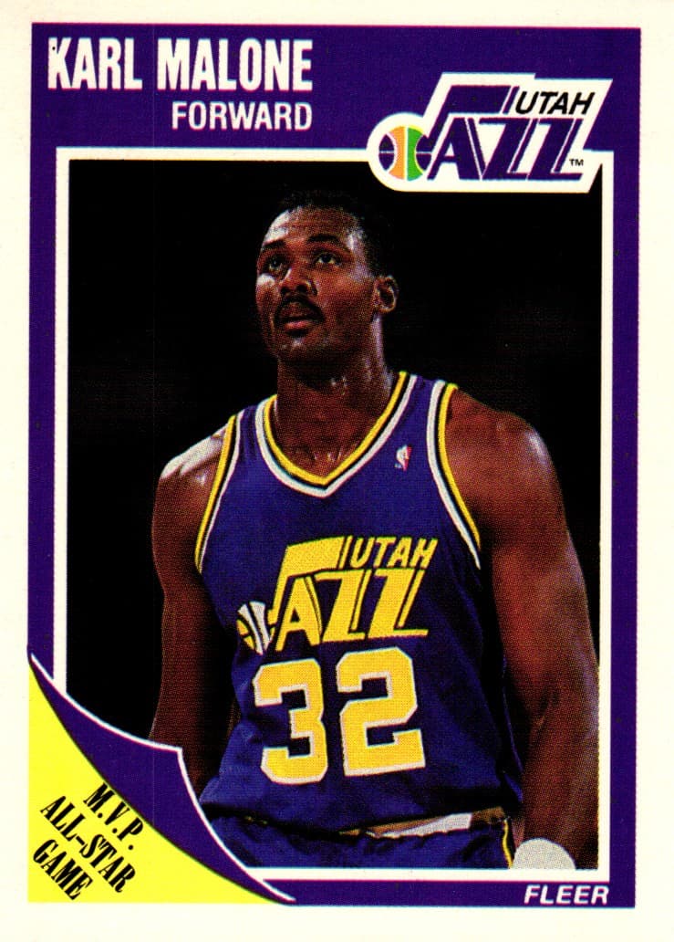 Karl Malone 1989 Fleer 1989 Fleer