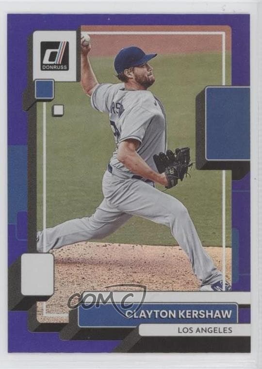 Donruss Purple Clayton 2022 Panini 2022 Panini holo-purple