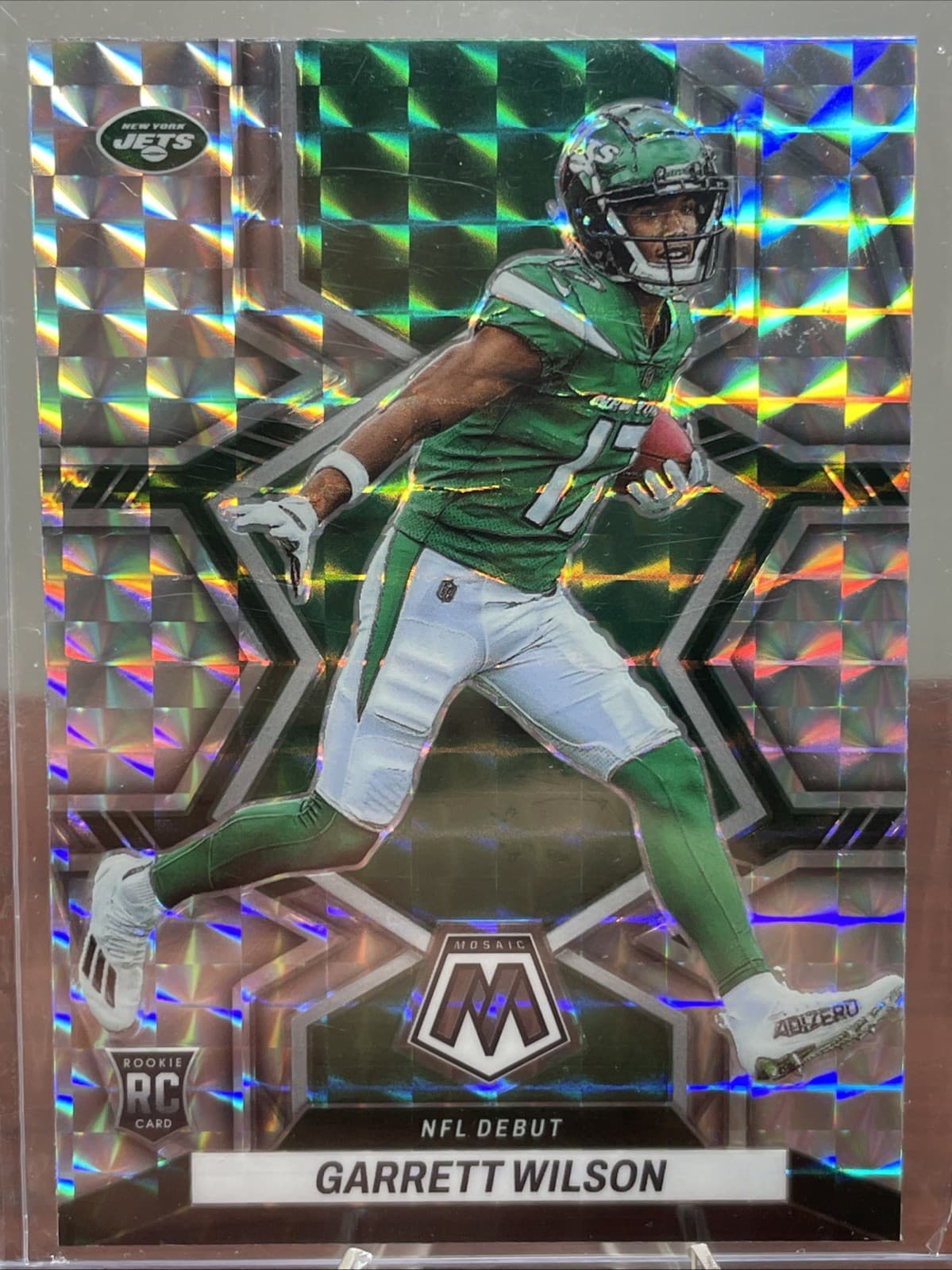 Debut Garrett Wilson 2022 Panini Mosaic