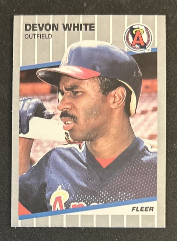 Devon White Baseball 1989 Fleer 1989 Fleer