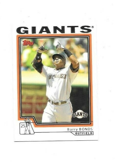 BARRY BONDS TRADED BASEBALL SA 2004 Topps 2004 Topps