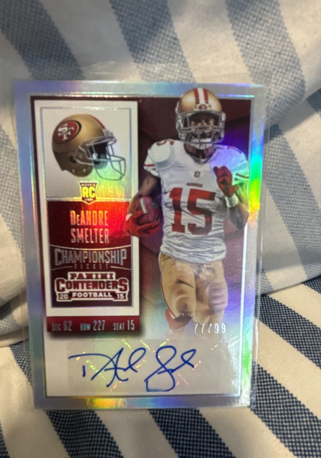 Ticket De 2015 Panini Contenders 2015 Panini Contenders