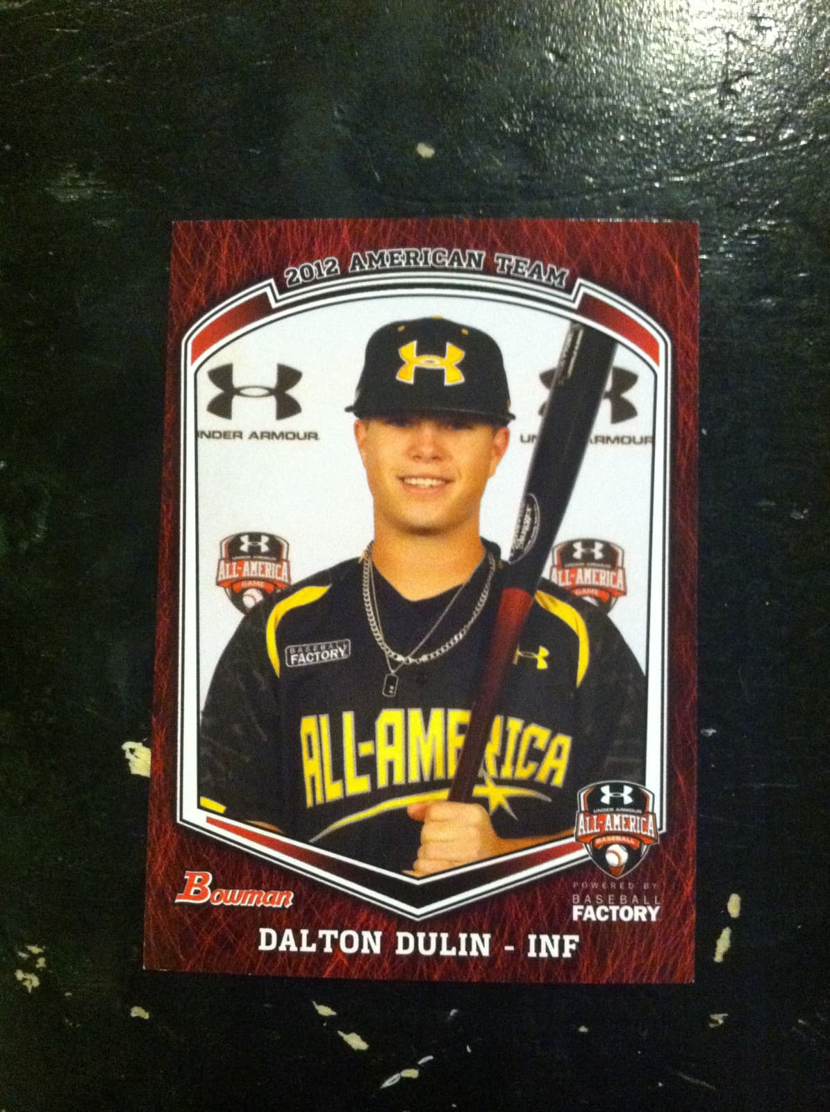 UNDER ARMOUR AFLAC DALTON DULI 2012 Bowman 2012 Bowman