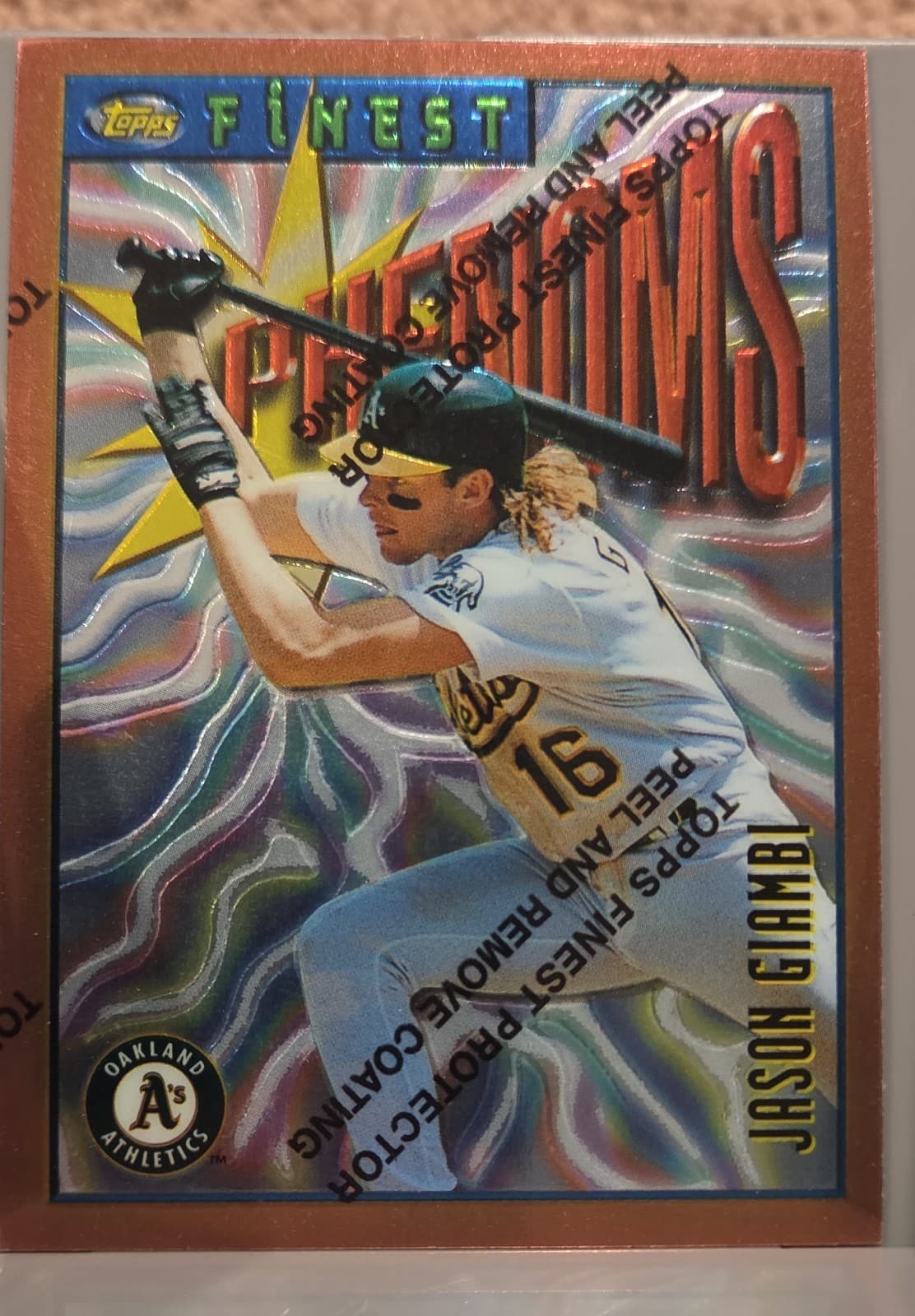 Jason Giambi 1996 Topps Finest 1996 Topps Finest