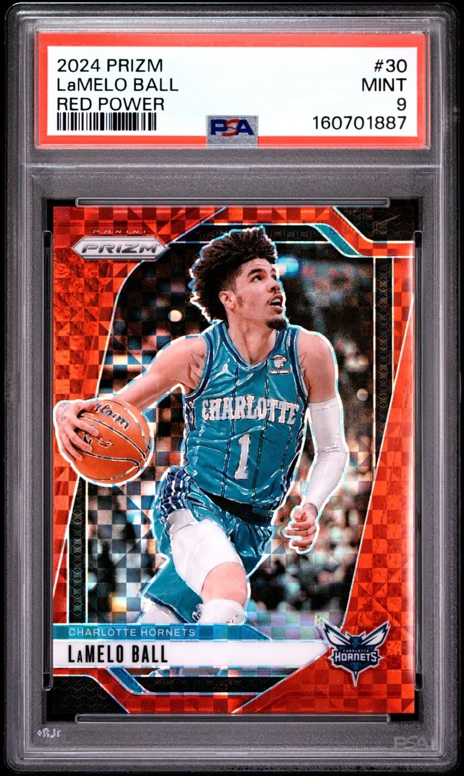 LaMELO BALL RED POWER BASKETBA 2024 Panini Prizm 2024 Panini Prizm