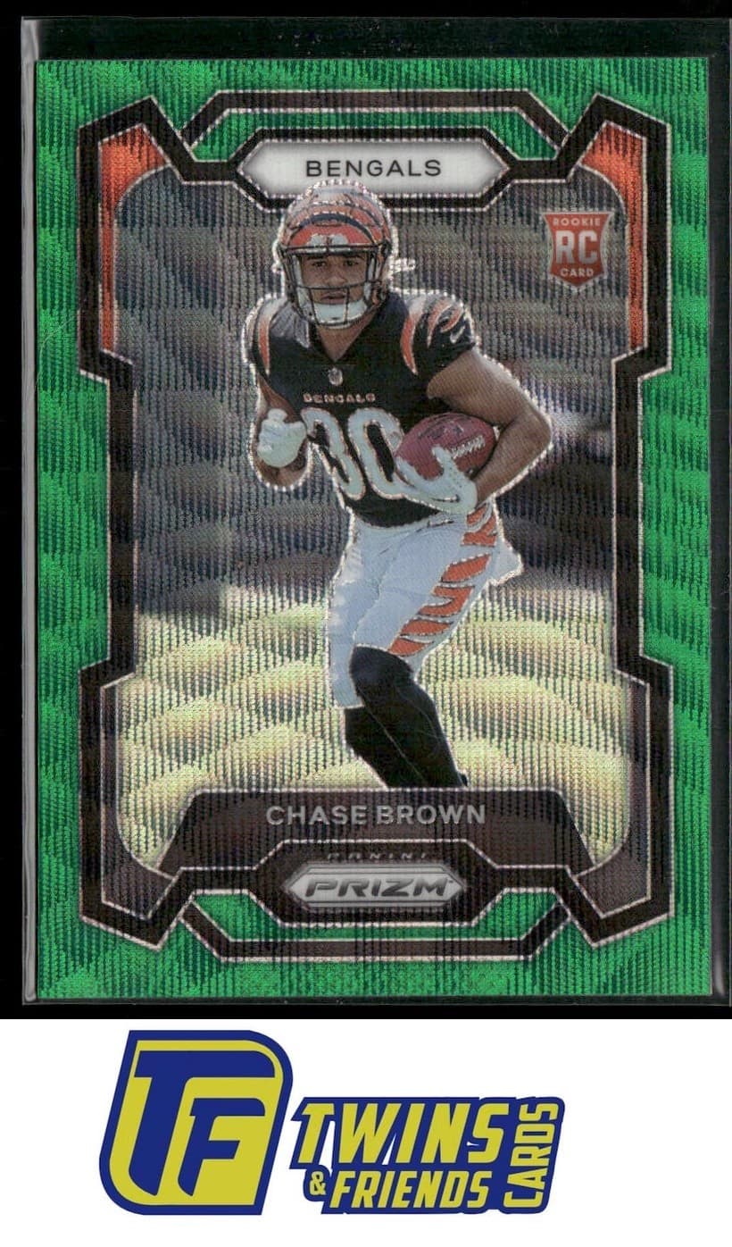 Chase Brown Green 2023 Panini Prizm