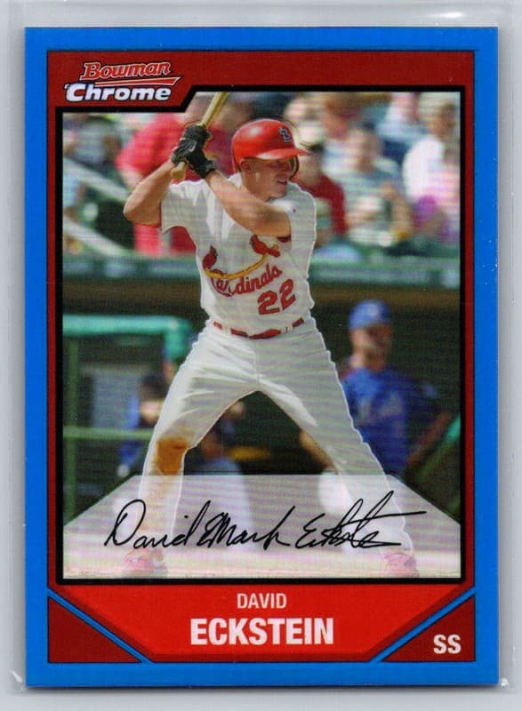 Blue Refractors David 2007 Bowman Chrome 2007 Bowman Chrome
