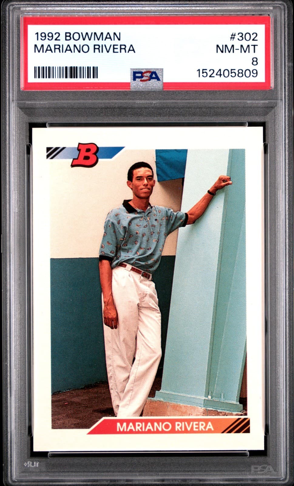 Mariano Rivera trading card