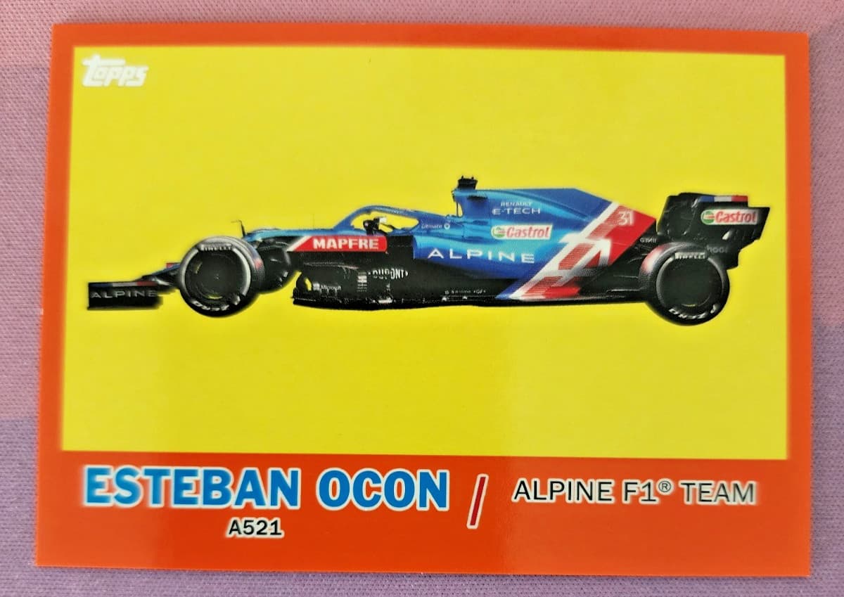 Sports Cars Esteban 2021 Topps