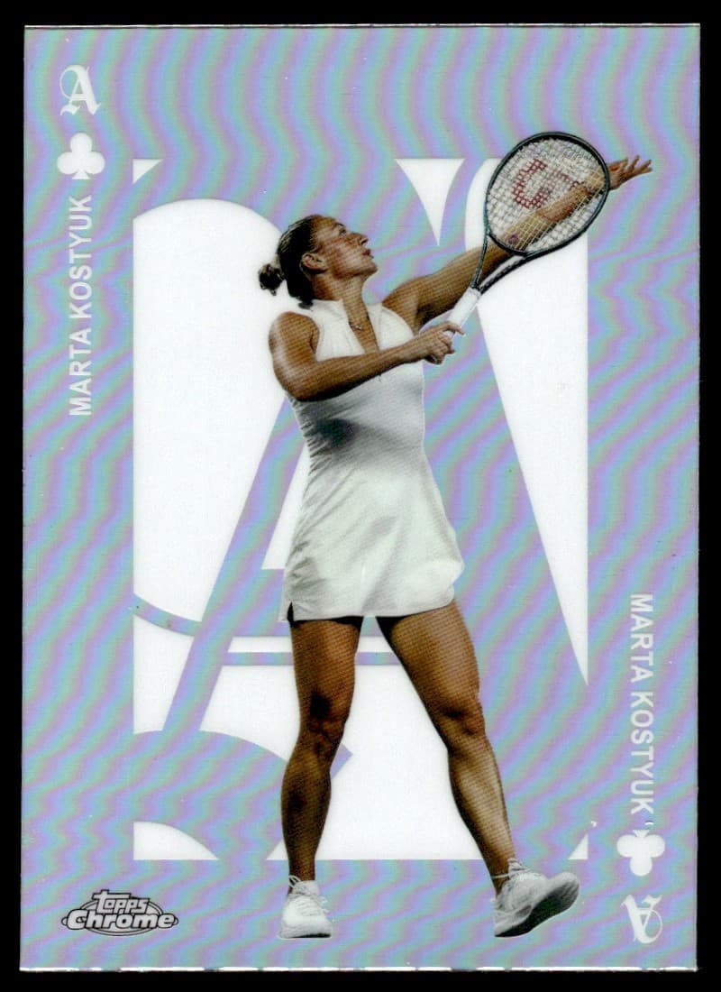 Tennis Aces Marta 2025 Topps Chrome 2025 Topps Chrome