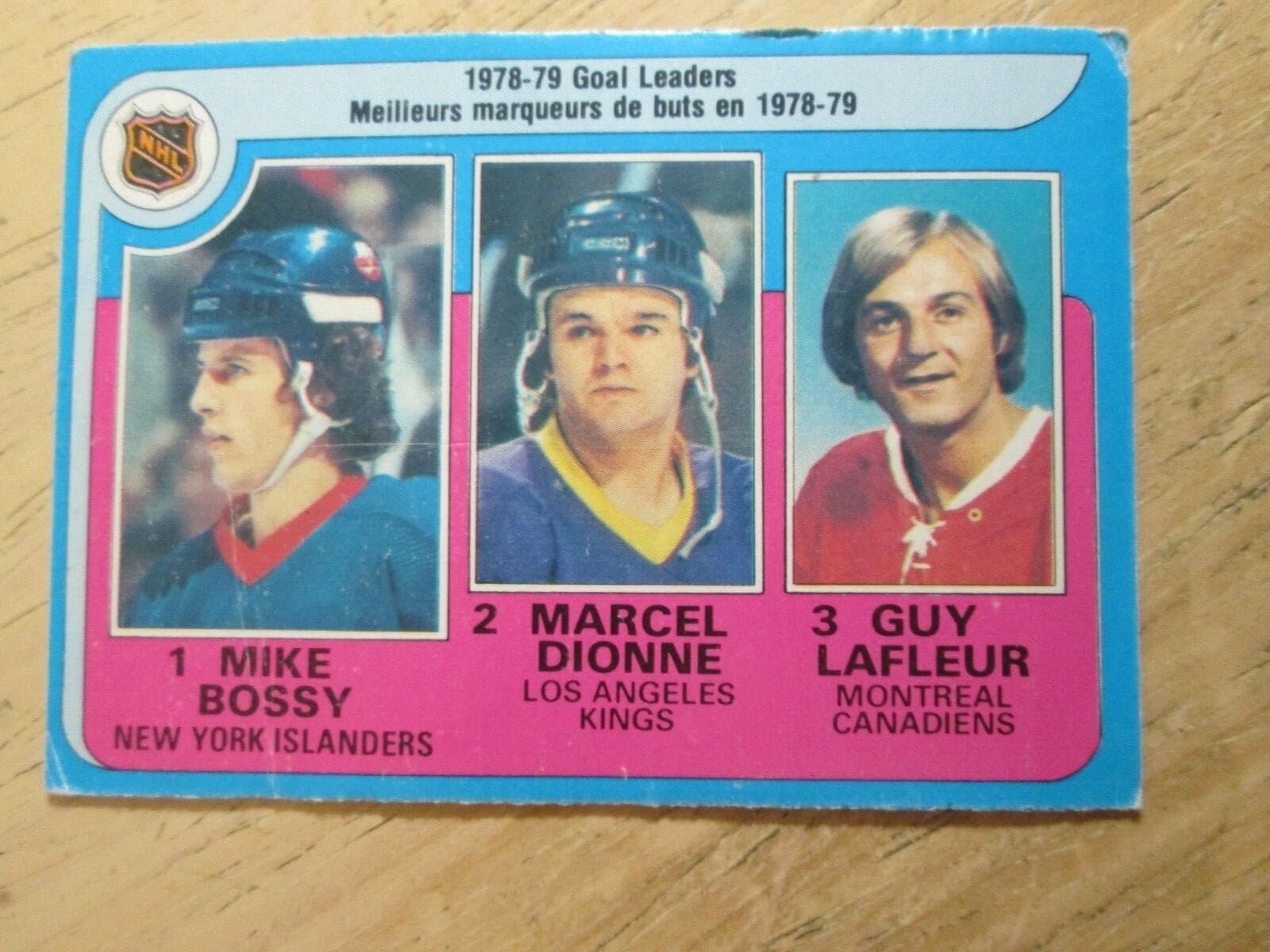 -80 HOCKEY, GOAL LEADERS, BOSS 1979 O-Pee-Chee 1979 O-Pee-Chee