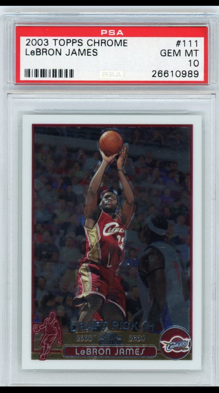 Bron James Beautifully 2003 Topps Chrome
