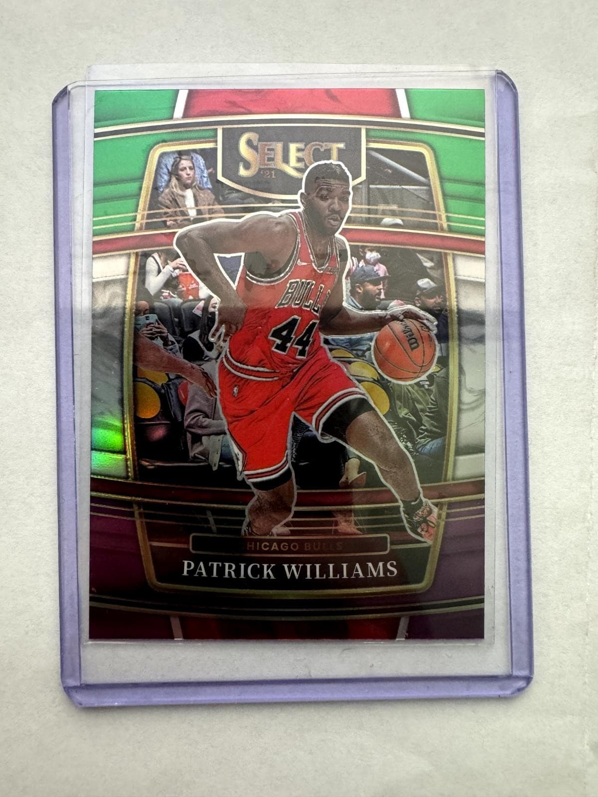 Concourse Patrick Williams 2021 Panini Select 2021 Panini Select green-purple