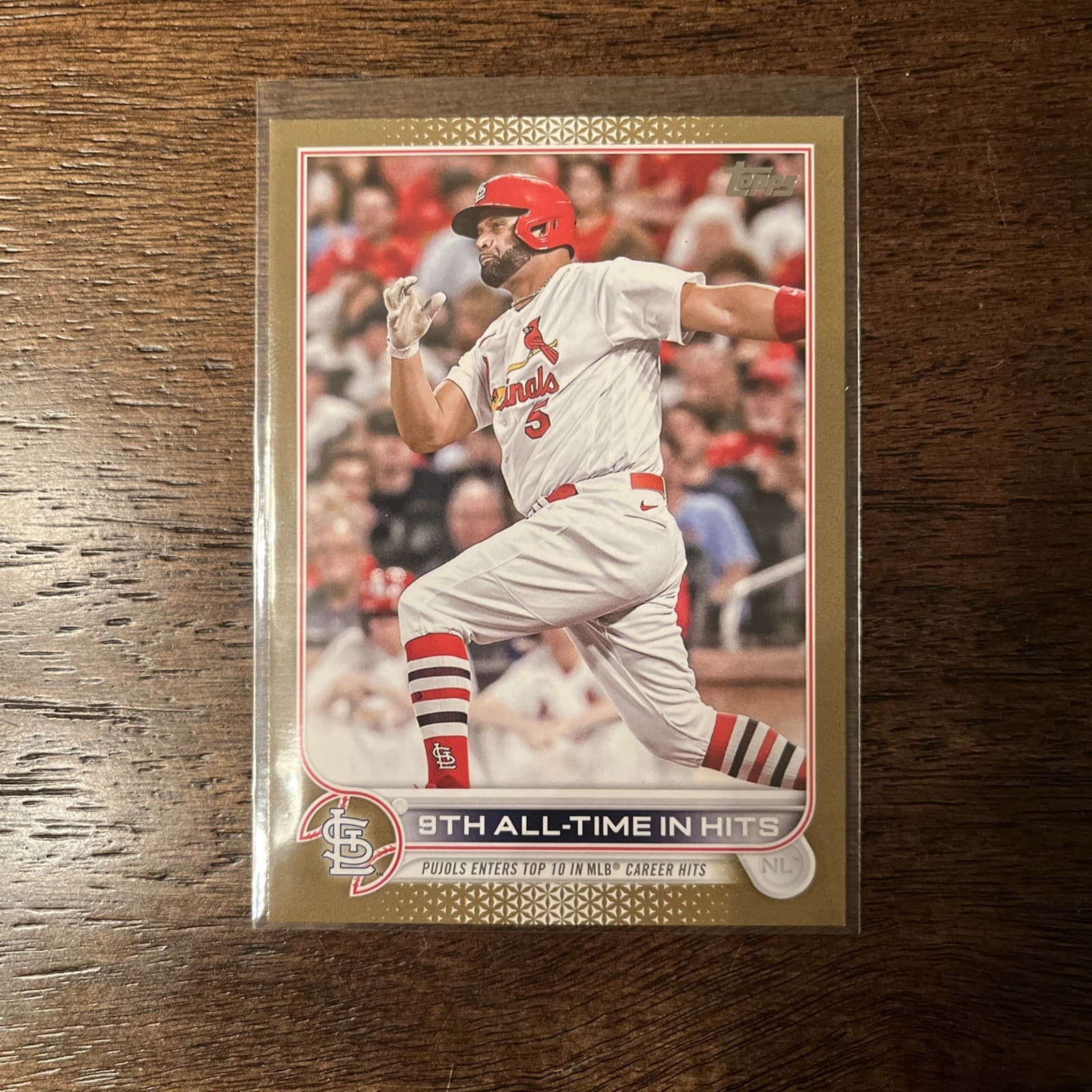 Checklist Albert Pujols 2022 Topps Update 2022 Topps Update gold
