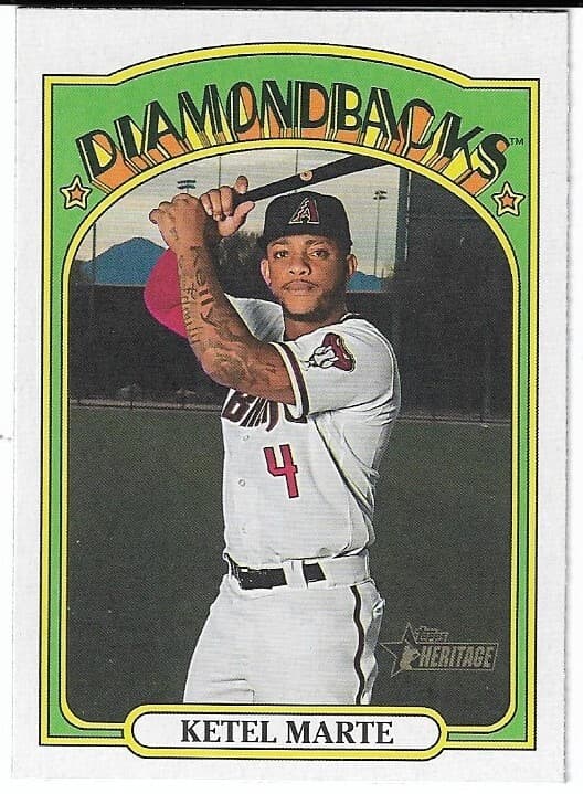 Ketel Marte Arizona 2021 Topps Heritage