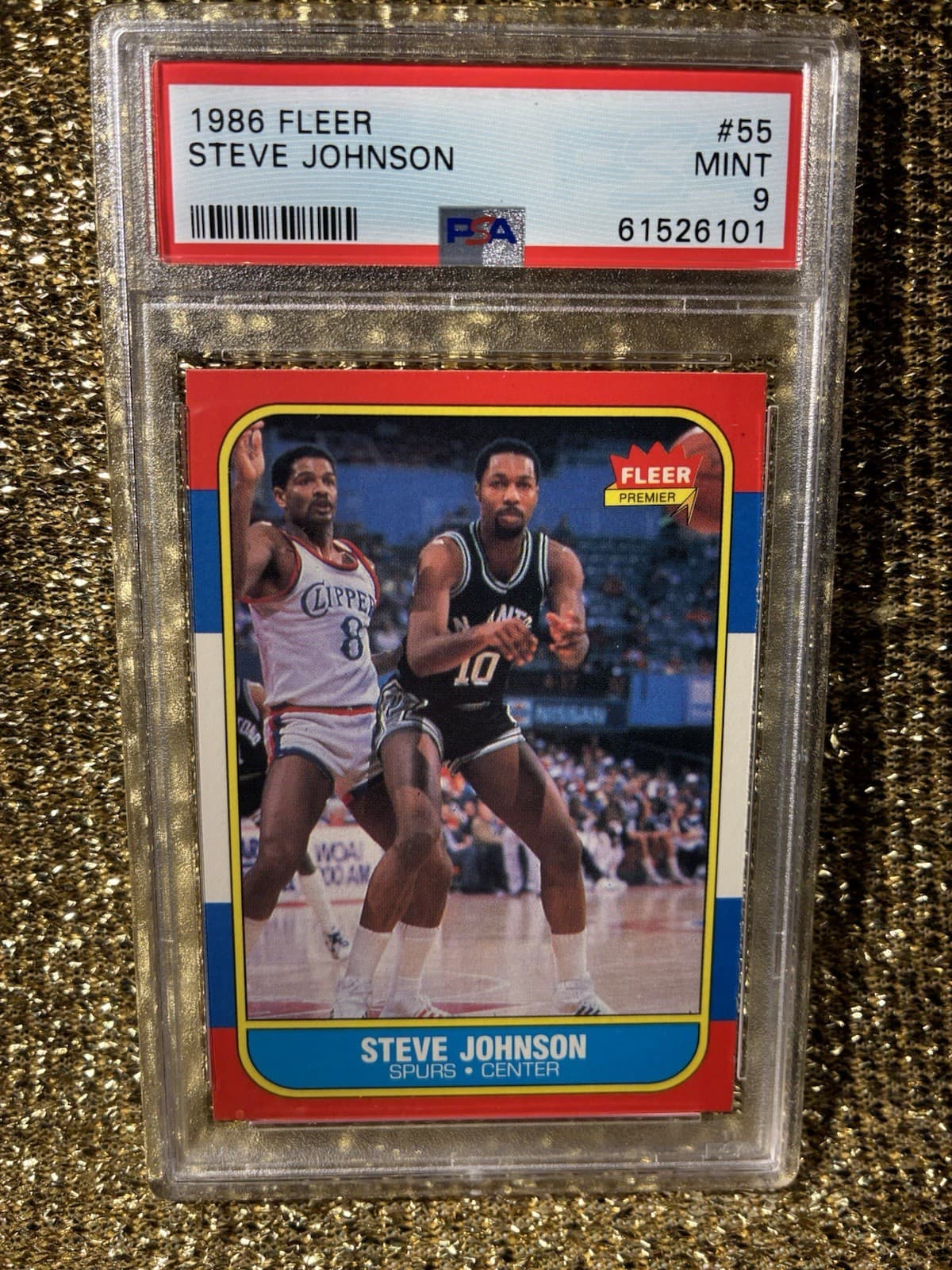 Steve Johnson 1986 Fleer 1986 Fleer