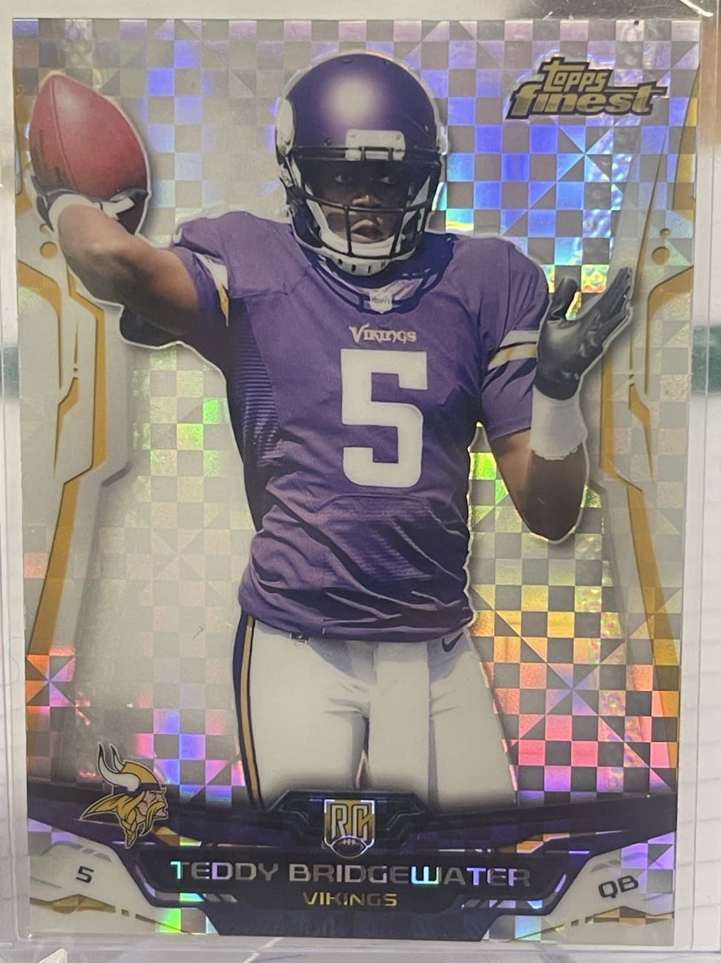Fractor Teddy Bridgewater 2014 Topps Finest 2014 Topps Finest xfractor