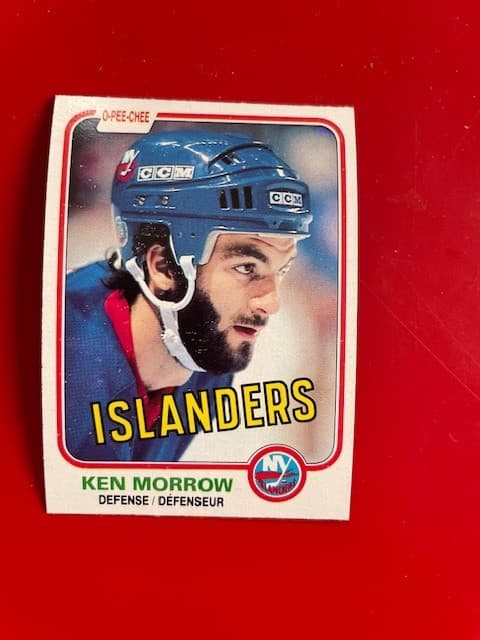 Ken Morrow 1981 O-Pee-Chee 1981 O-Pee-Chee