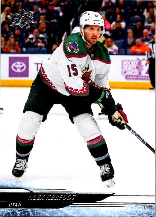 Alex Kerfoot trading card