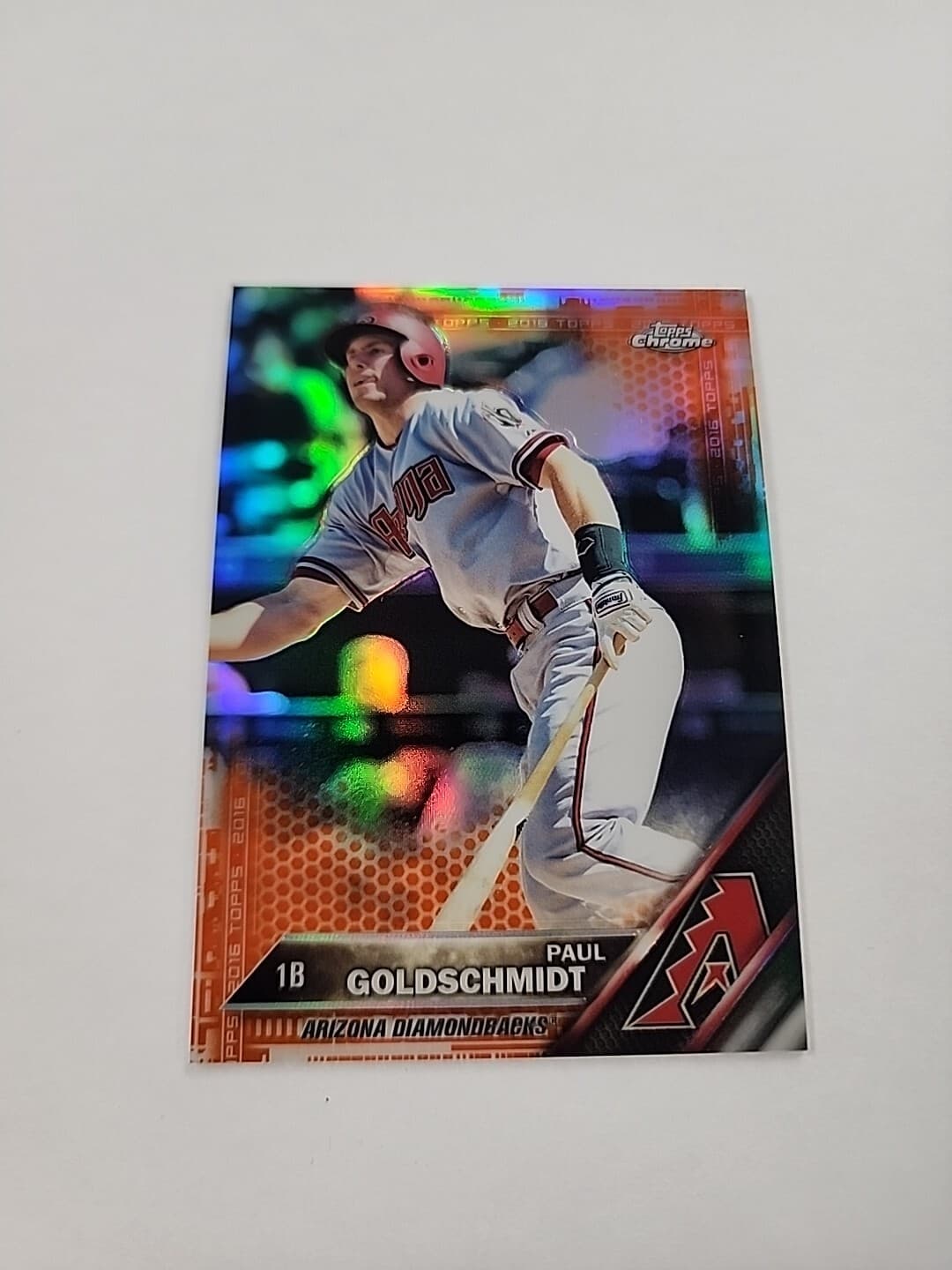 Orange PAUL GOLDSCHMIDT Diamon 2016 Topps Chrome 2016 Topps Chrome orange-refractor