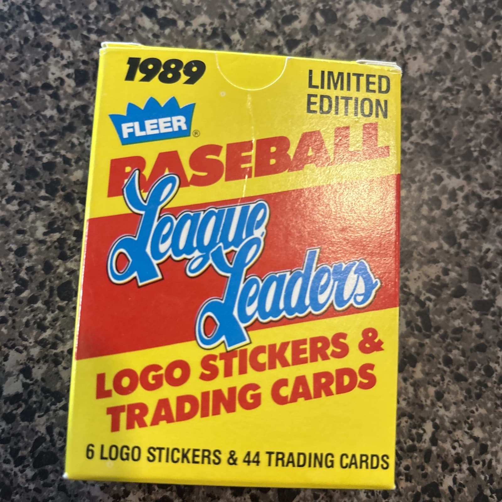 Baseball League Leaders 1989 Fleer 1989 Fleer