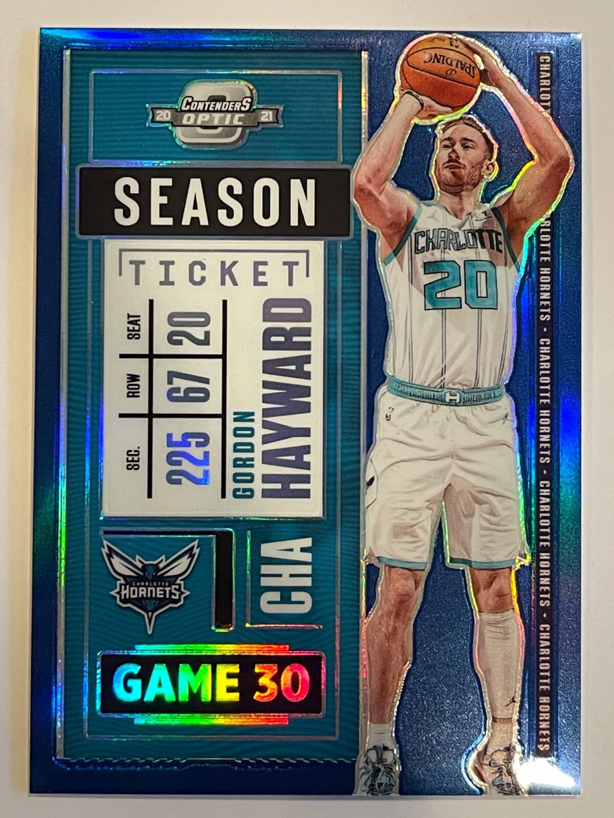 Optic Hornets Gordon 2020 Panini Contenders