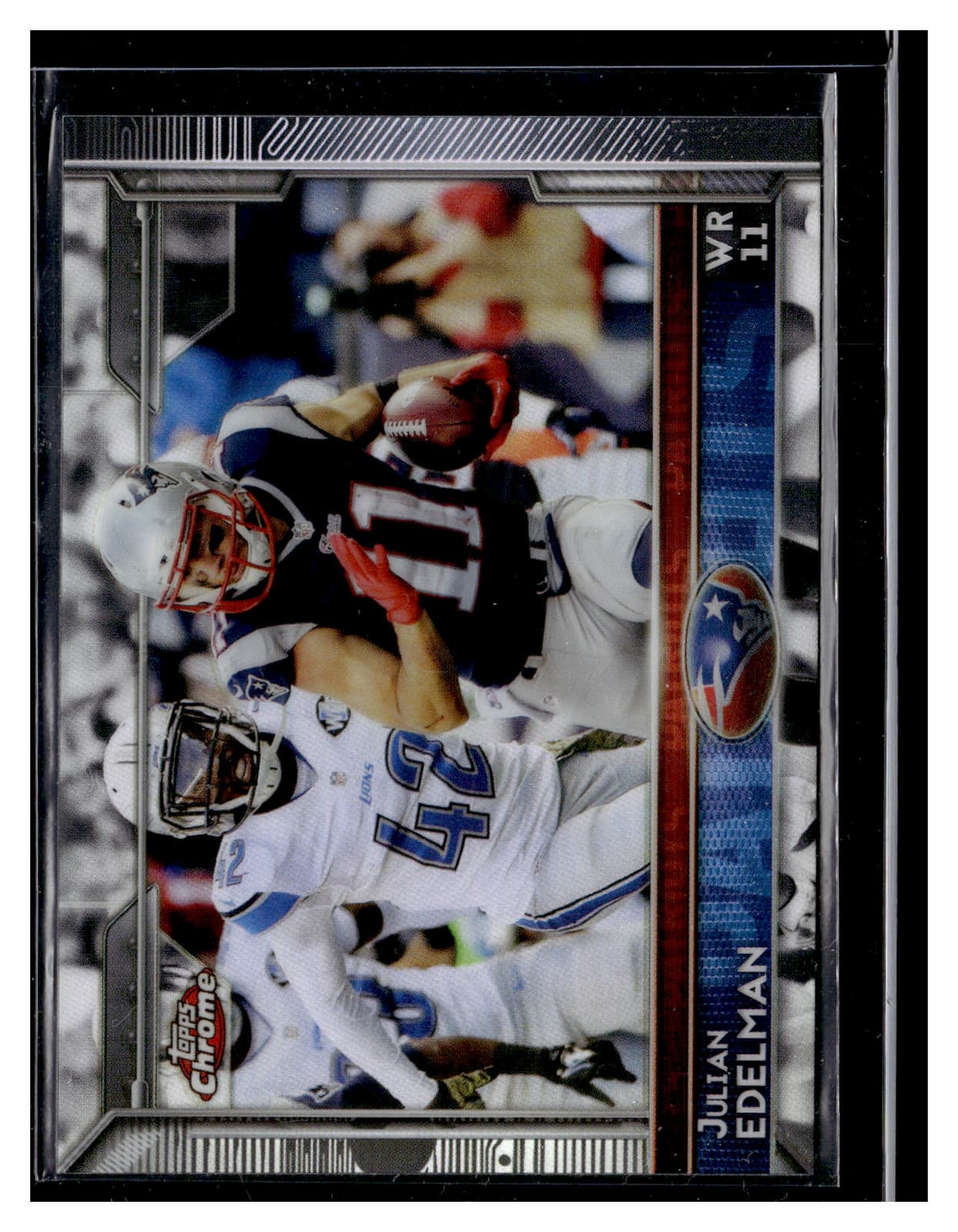 Julian Edelman 2015 Topps Chrome 2015 Topps Chrome refractor