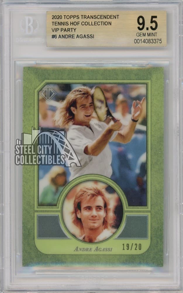Andre Agassi trading card