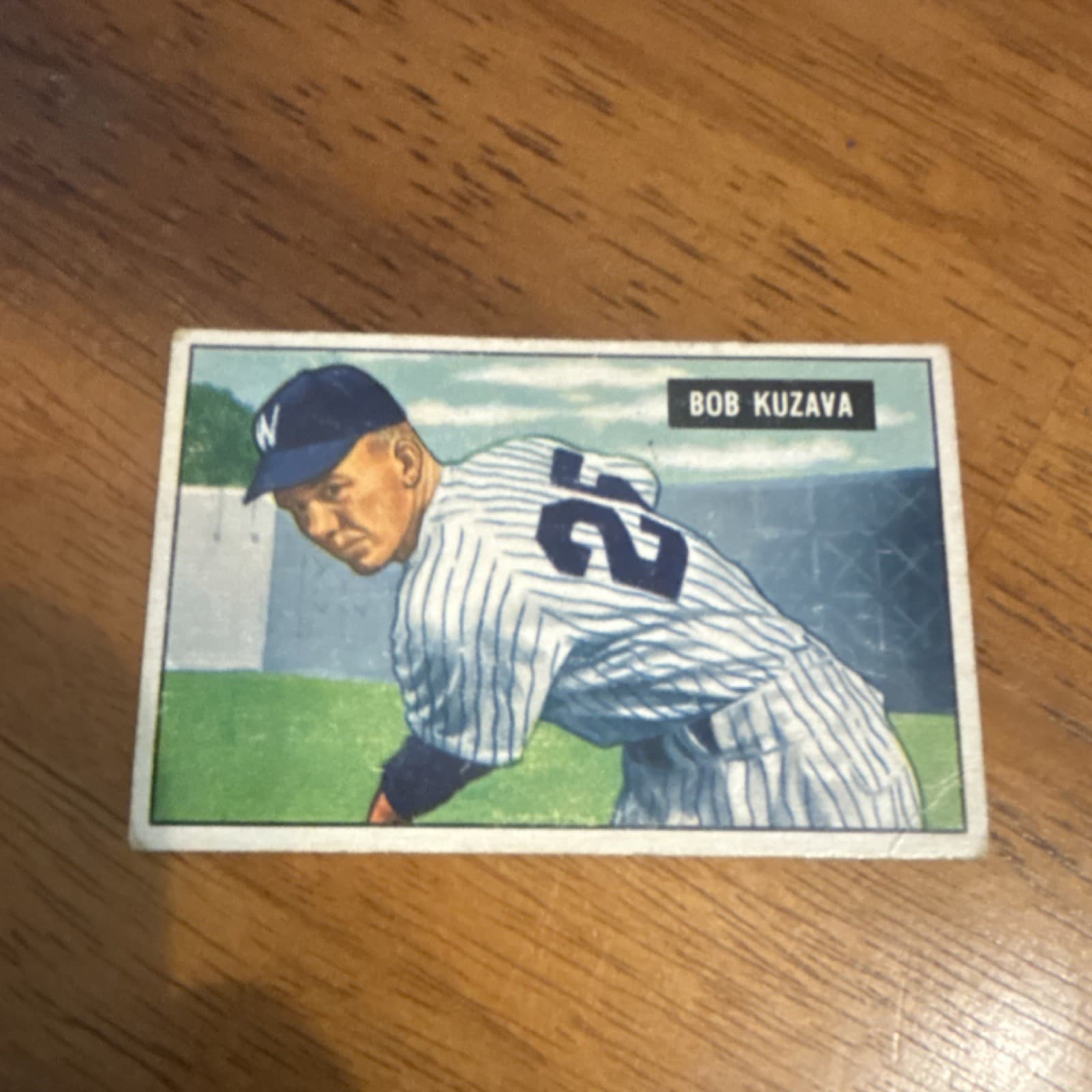 Bob Kuzava Washington 1951 Bowman