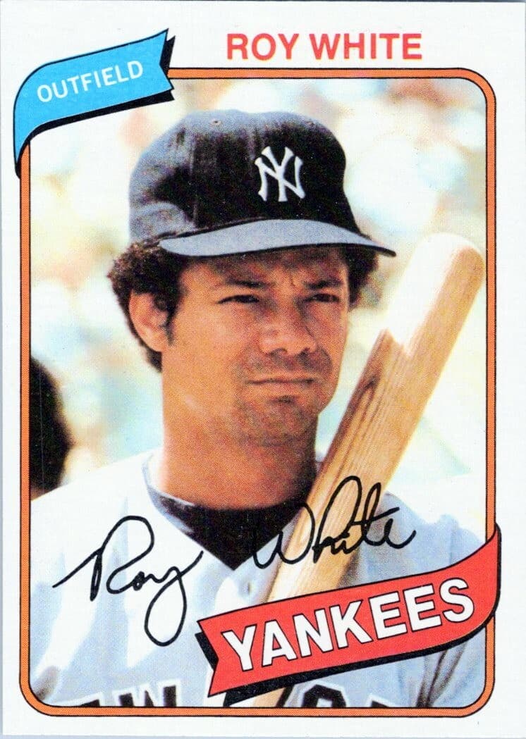 Roy White New 1980 Topps 1980 Topps