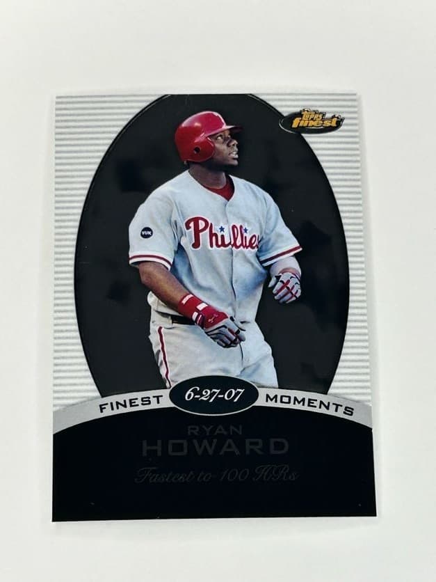Ryan Howard Finest 2008 Topps Finest 2008 Topps Finest