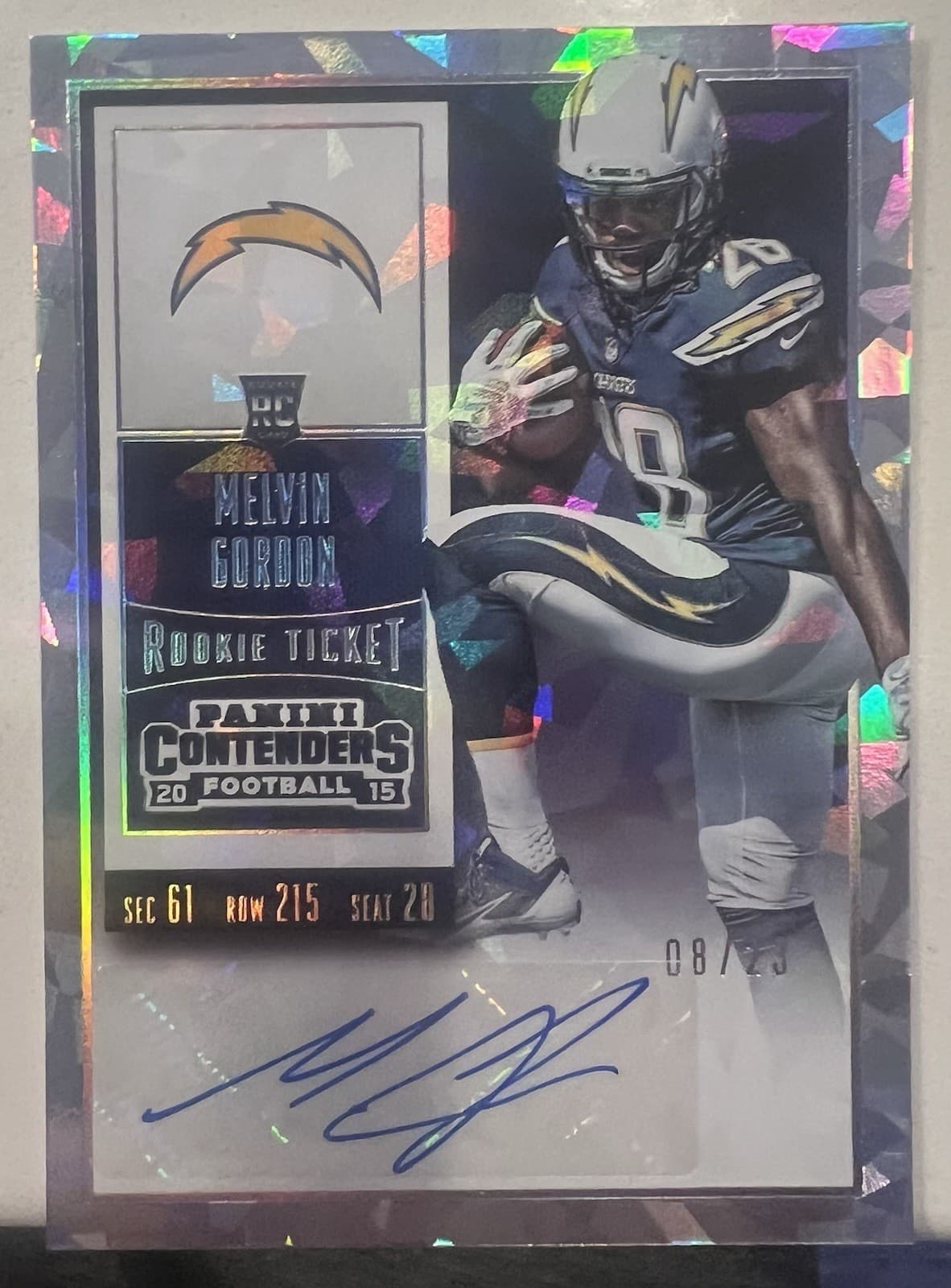 Melvin Gordon Contenders 2015 Unknown 2015 Unknown cracked-ice
