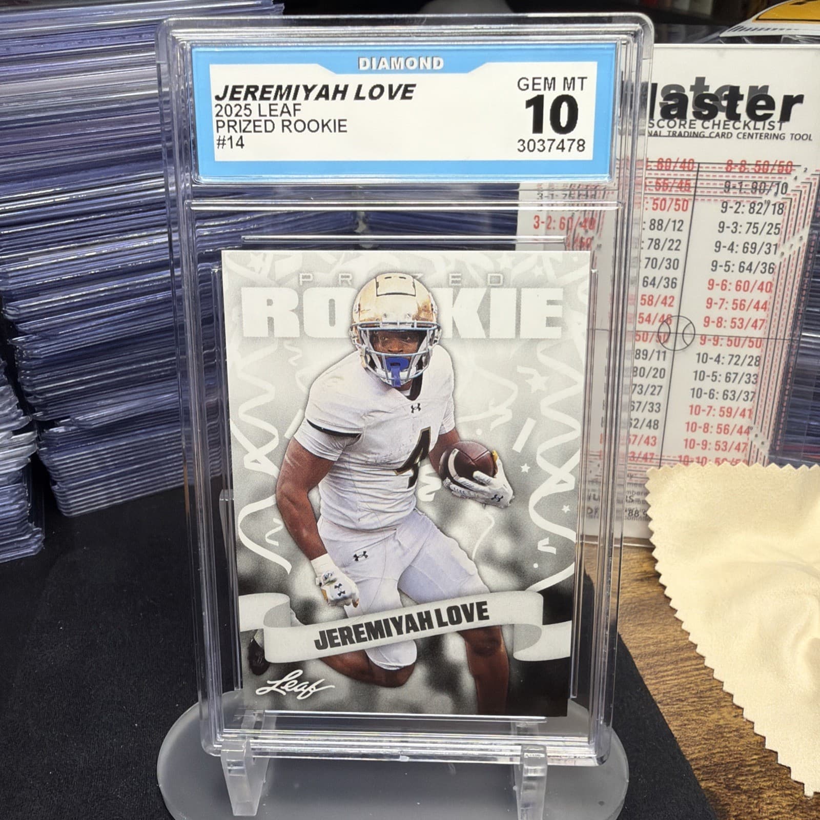 Prized Jeremiyah Love 2025 Leaf