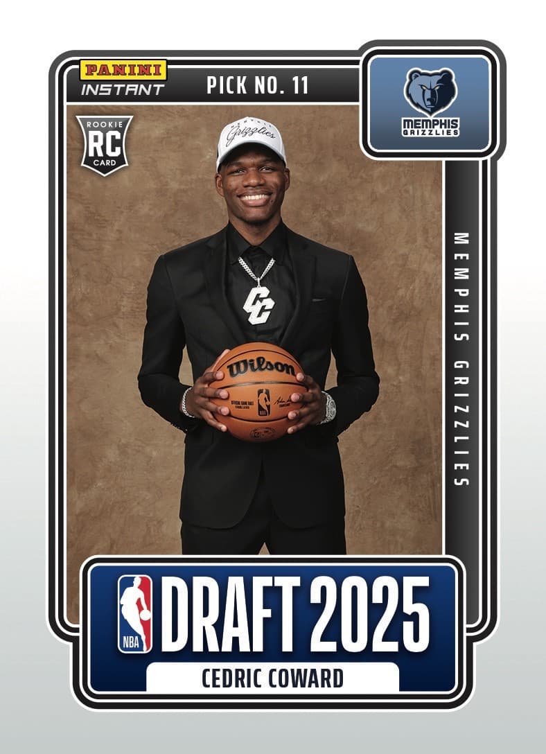 Cedric Coward Instant 2025 Panini 2025 Panini