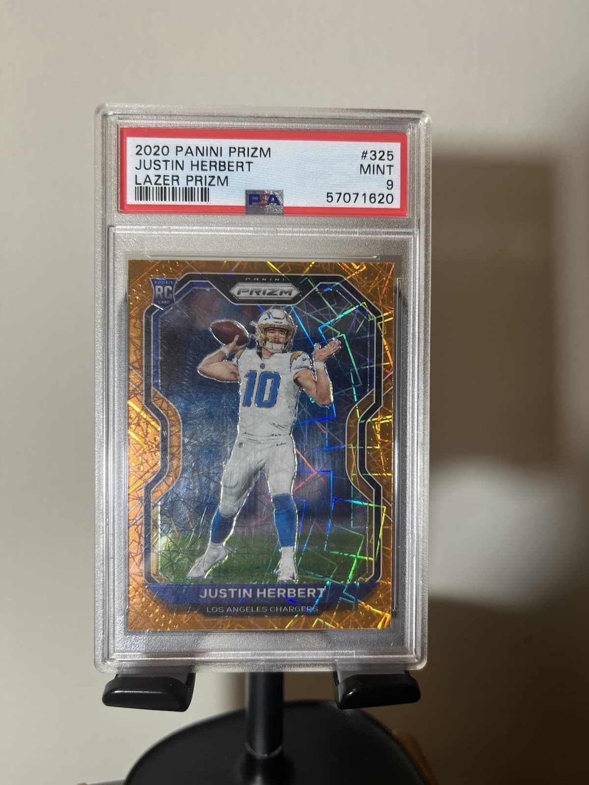Orange Lazer Justin 2020 Panini