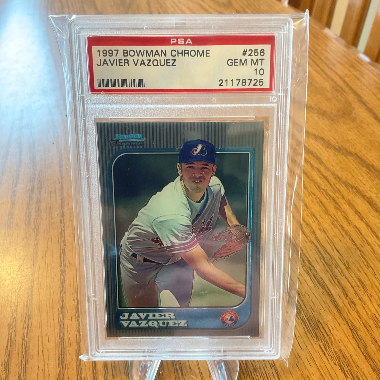 JAVIER VAZQUEZ BASEBALL EXPOS 1997 Bowman Chrome