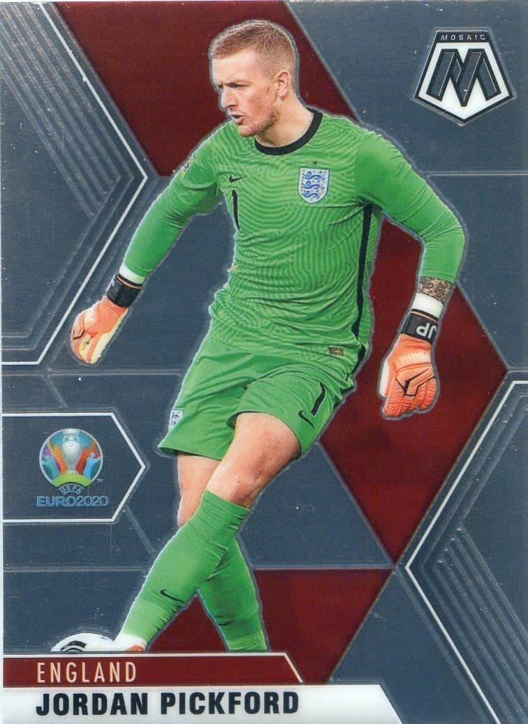 -21 EURO JORDAN PICKFORD ENGLA 2020 Panini Mosaic