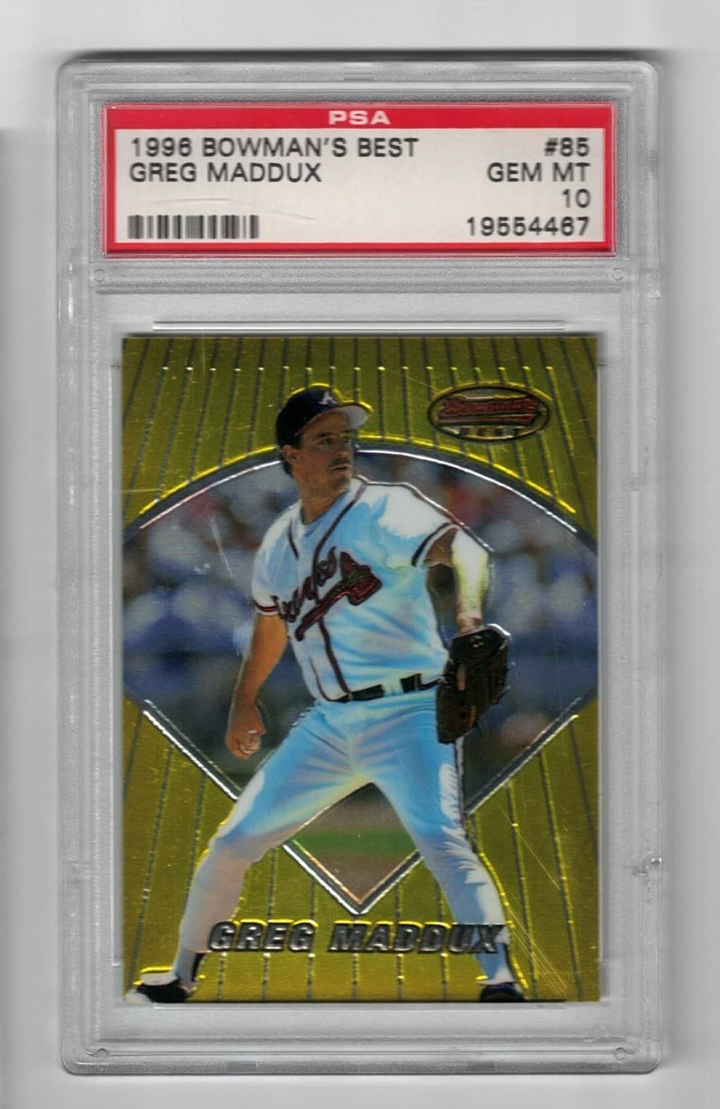 Best Greg Maddux 1996 Bowman