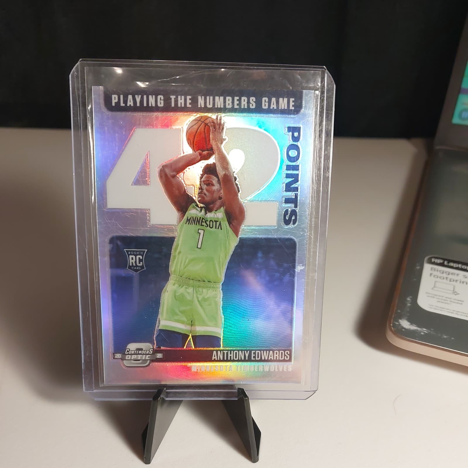 Optic Anthony Edwards 2020 Panini Contenders