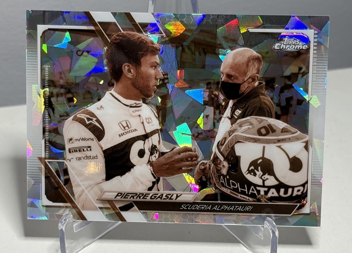 Pierre Gasly Sapphire 2021 Topps Chrome