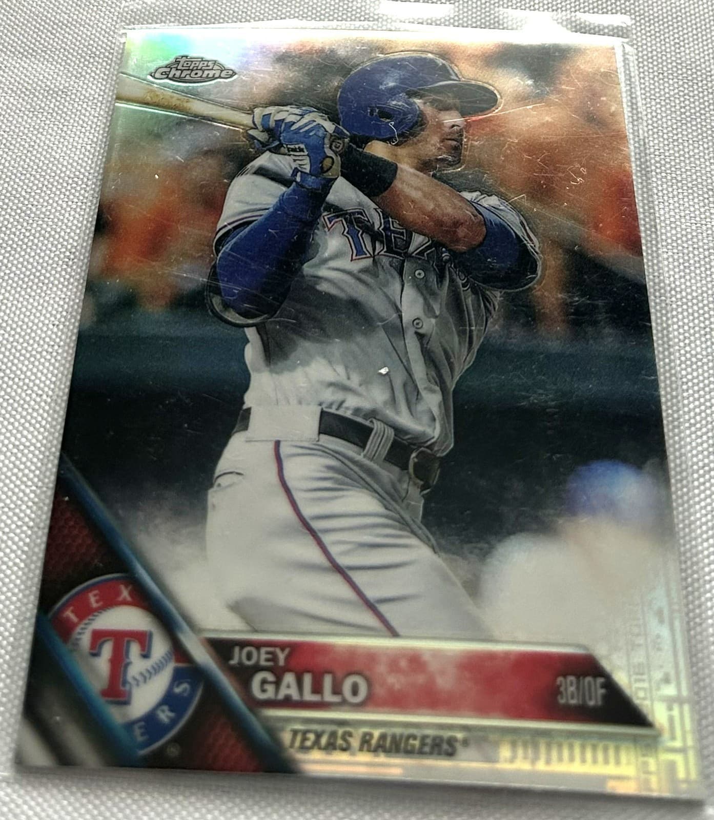 Baseball Joey Gallo 2016 Topps Chrome 2016 Topps Chrome refractor