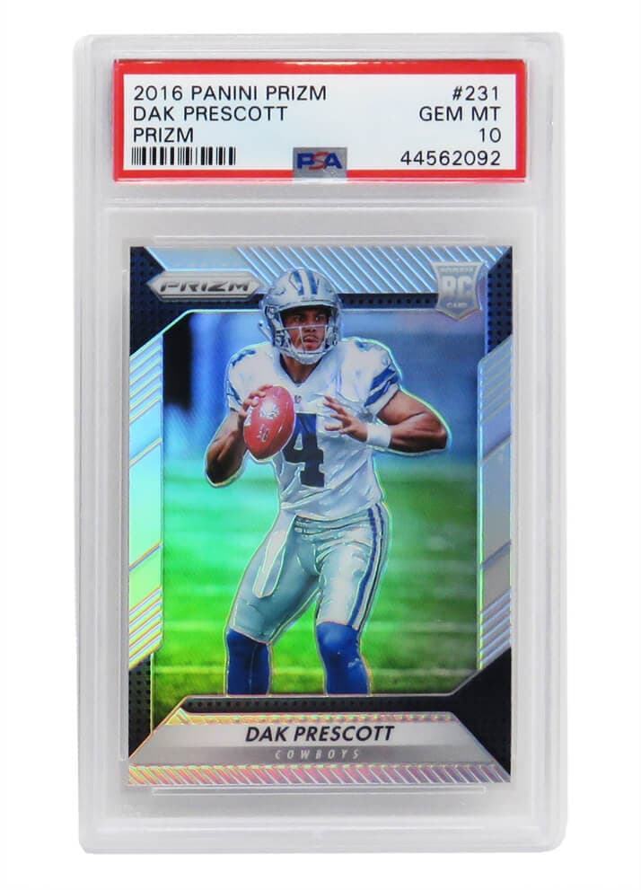 Dak Prescott Cowboys 2016 Panini Prizm
