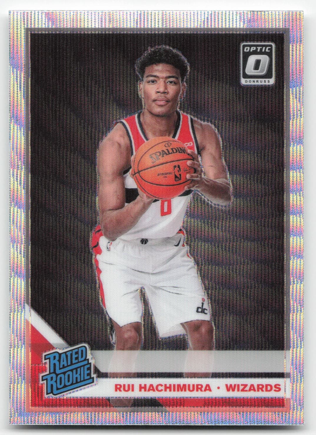 Rui Hachimura Fanatics 2019 Donruss Optic 2019 Donruss Optic silver-wave
