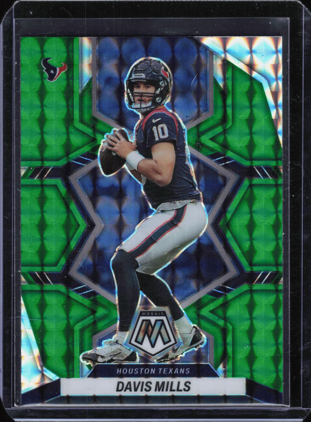 Davis Mills Mosaic 2022 Panini Mosaic 2022 Panini Mosaic green