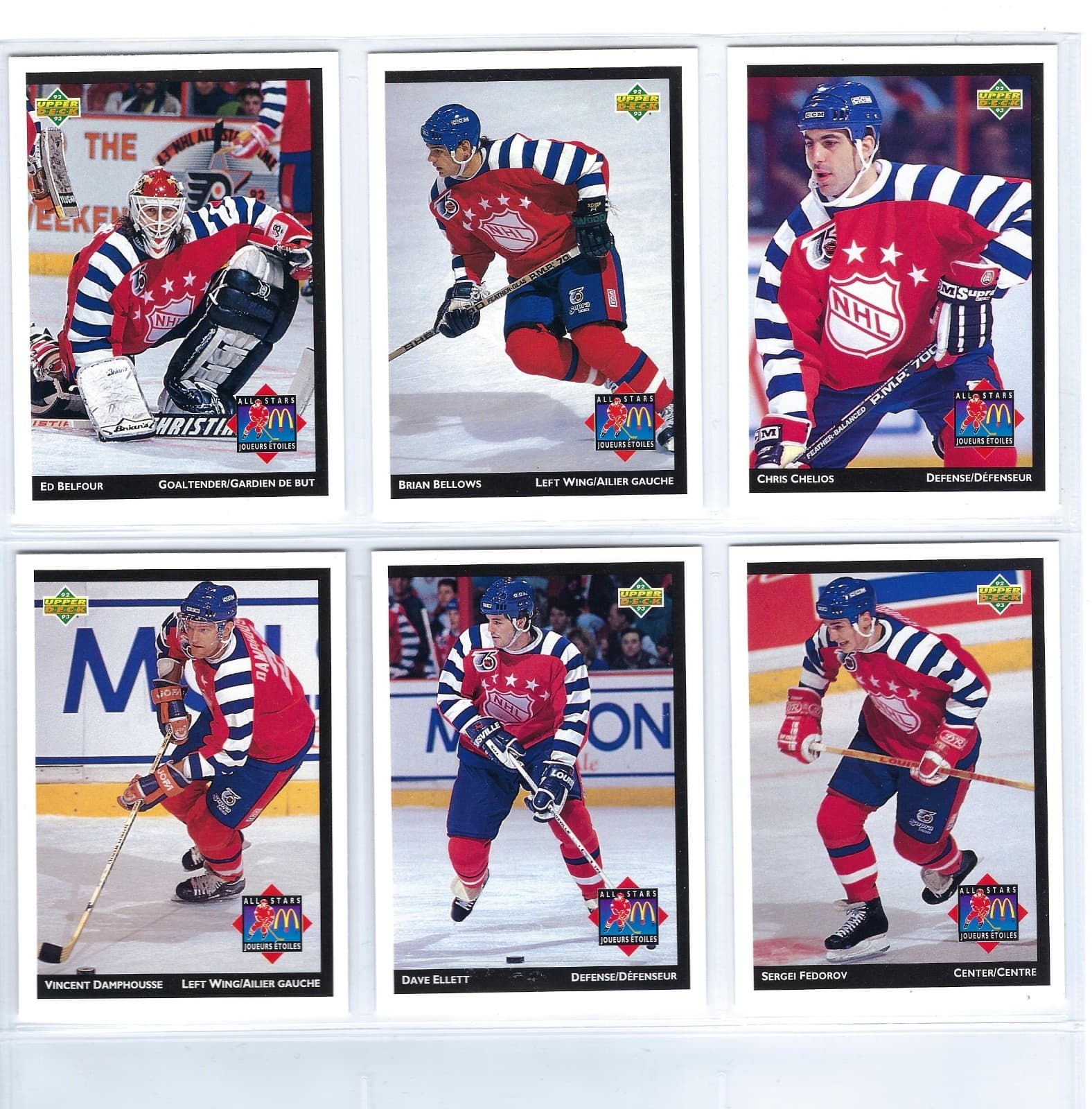-93 McDonald's complete 27- se 1992 Upper Deck 1992 Upper Deck holo