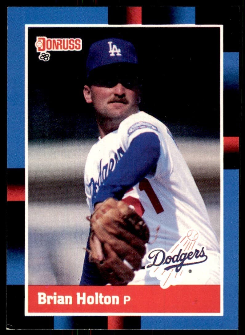 Brian Holton Baseball 1988 Donruss